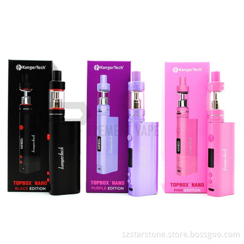 2016 Hotsale Electronic Cigarette 100% original Kanger Topbox Nano Starter Kit in stock